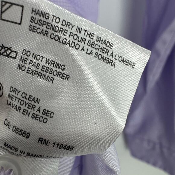 C-LAB NYC Men's Slim-Fit 4 Way Stretch Geo-Print Dress Shirt Size M 33-34 NWOT - Picture 11 of 11